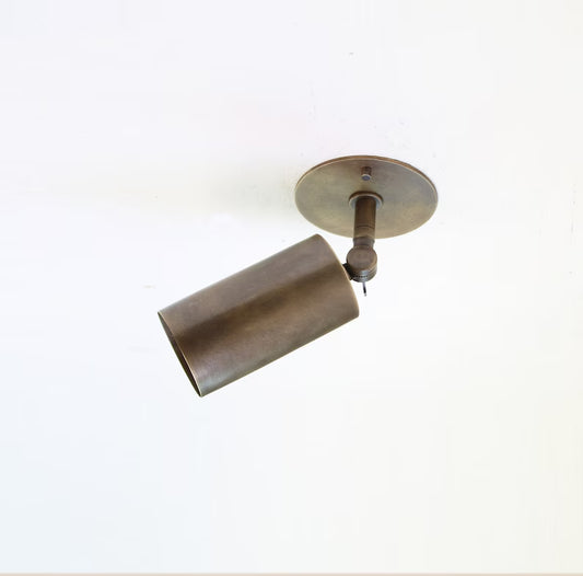 Modern Ceiling Spotlight – Directional Lighting Fixture | Solid Brass | UL Listed