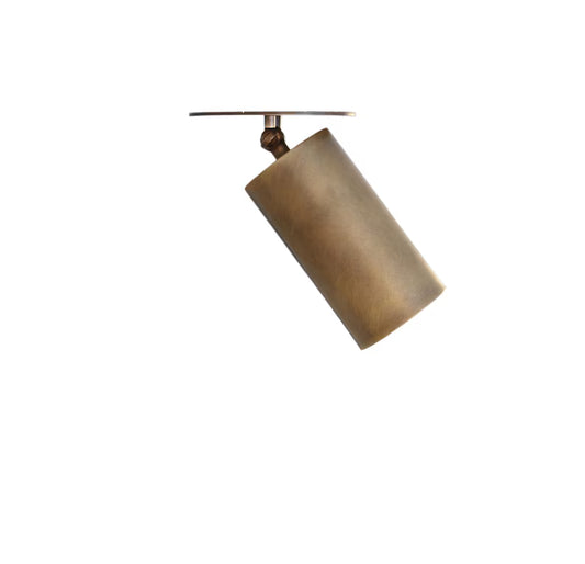 Adjustable Angle Brass Ceiling Spotlight – Modern Flush Mount Light | UL Listed