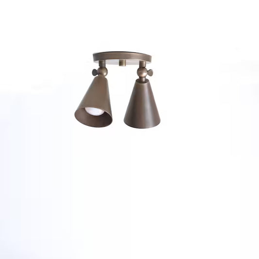 Directional Brass Ceiling Spotlight No.100-1 – Modern Flush Mount Light | UL Listed