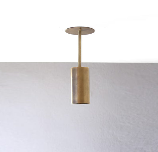 Modern Brass Ceiling Spotlight – Compact Flush Mount | UL Listed