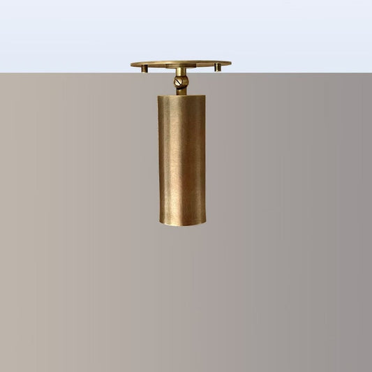 Adjustable Brass Ceiling Spot Light – Modern Antique Finish | Handcrafted Solid Brass Fixture