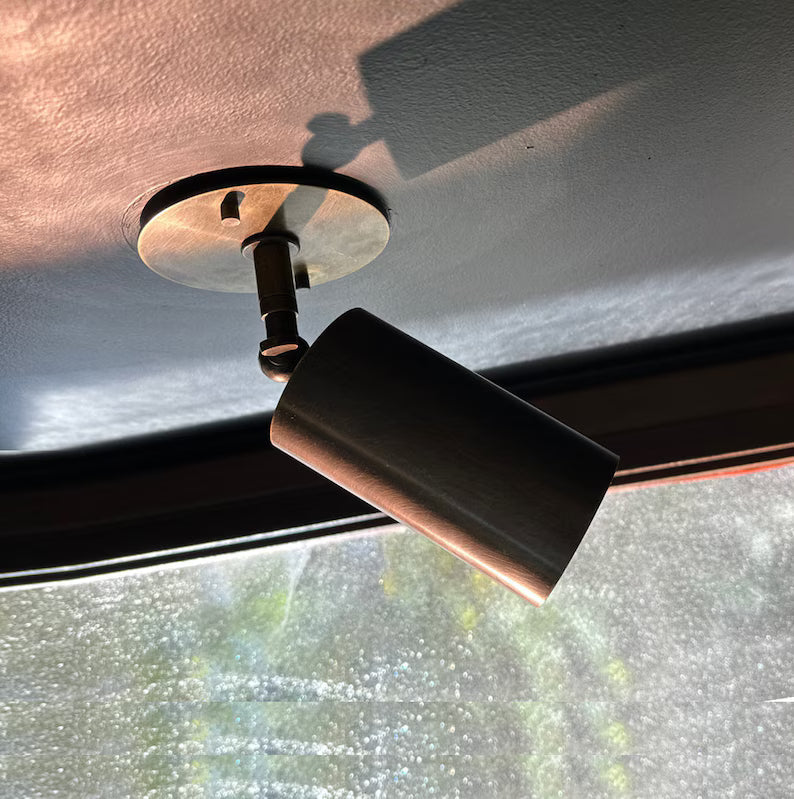 Modern Ceiling Spotlight – Directional Lighting Fixture | Solid Brass | UL Listed