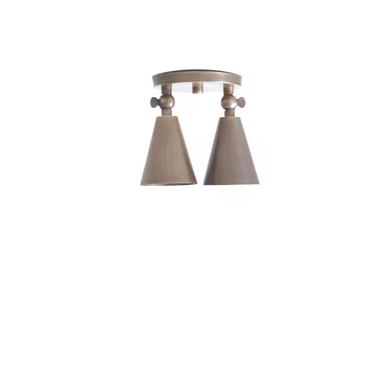 Directional Brass Ceiling Spotlight No.100-1 – Modern Flush Mount Light | UL Listed