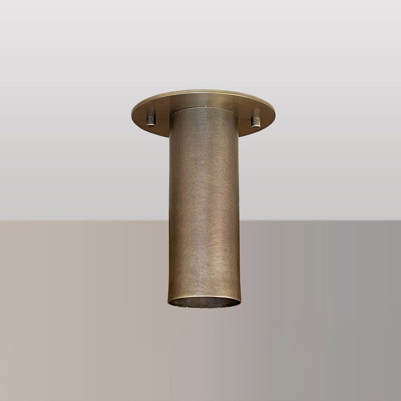 Modern Minimal Brass Ceiling Spot Light – Handcrafted Vintage light