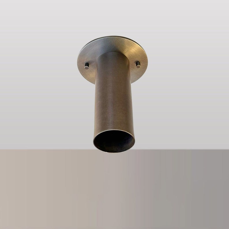 Modern Minimal Brass Ceiling Spot Light – Handcrafted Vintage light